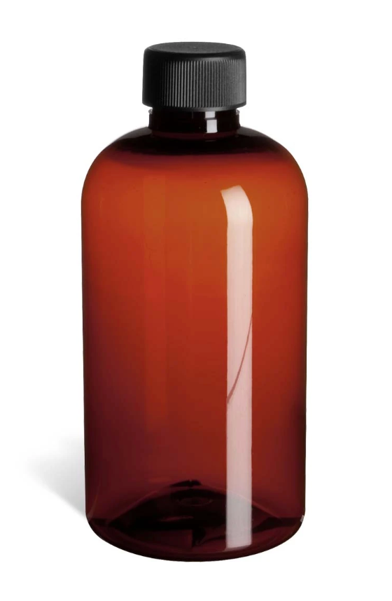 16 oz Amber Glass Bottle